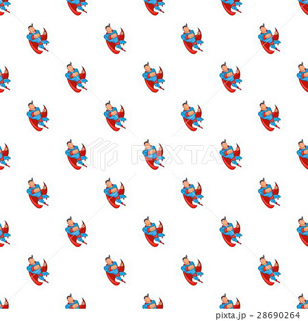 Superhero punches pattern, cartoon style 28690264