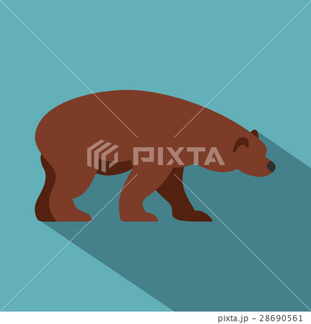 Bear icon, flat style Bear icon, flat style 28690561