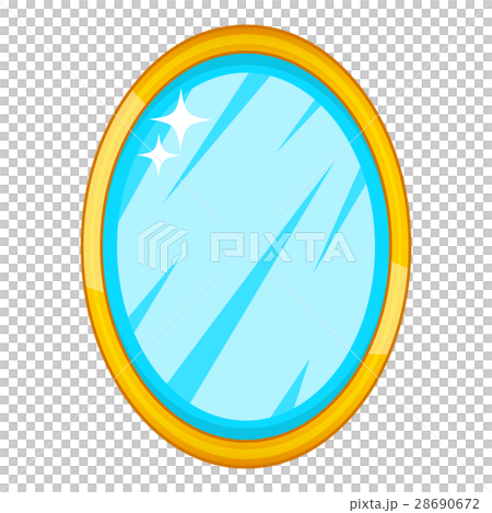 Mirror icon, cartoon style 28690672