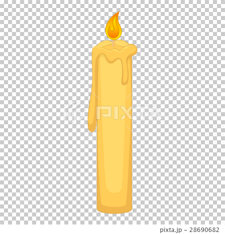 Birthday candle icon, cartoon style Birthday candle icon, cartoon style 28690682