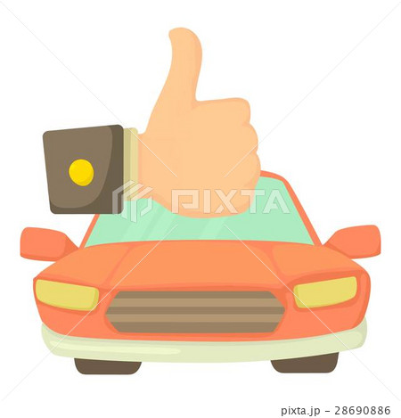 Good car icon, cartoon style Good car icon, cartoon style 28690886