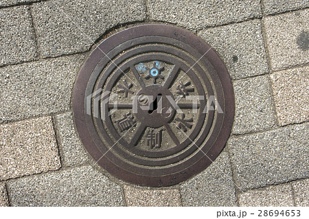 マンホールの蓋 マンホールの蓋 28694653