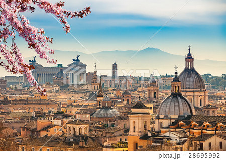 Aerial view on Rome, Italy 28695992