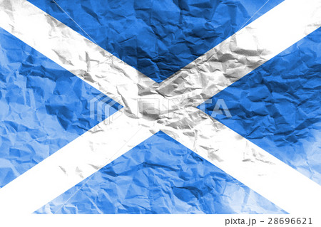 Scotland national flag 3D illustration symbol 28696621