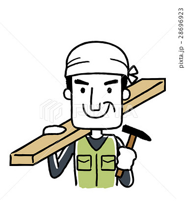 働く人々、職業：大工 28696923