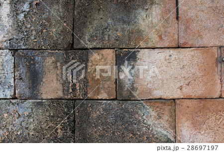 Background of old vintage brick wall 28697197