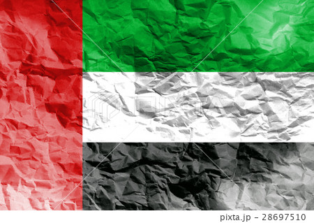 UAE Nation flag  3D illustration symbol 28697510