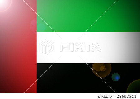 UAE Nation flag  3D illustration symbol 28697511