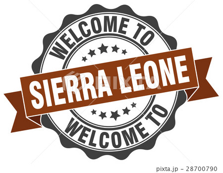 Sierra Leone round ribbon seal Sierra Leone round ribbon seal 28700790