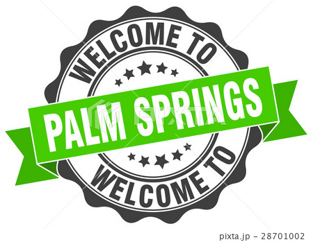 Palm Springs round ribbon seal 28701002