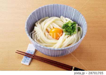 釜玉うどん　うどん 28701705
