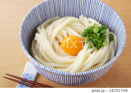 釜玉うどん　うどん 28701706