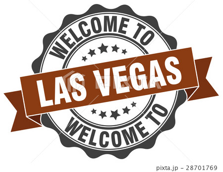 Las Vegas round ribbon seal 28701769