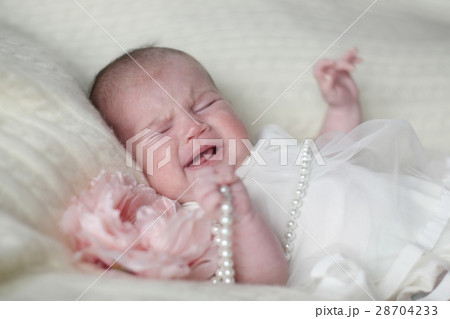 Newborn baby girl 28704233