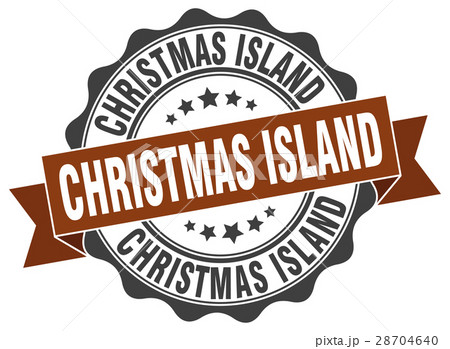 Christmas Island round ribbon seal Christmas Island round ribbon seal 28704640