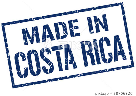 made in Costa Rica stamp made in Costa Rica stamp 28706326