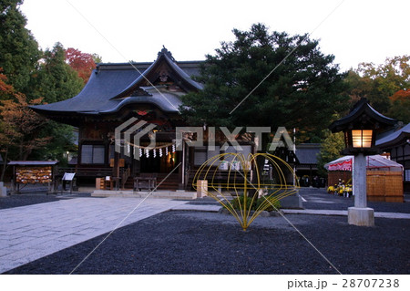 秩父神社　拝殿 （秩父三社） 埼玉県 秩父市 28707238