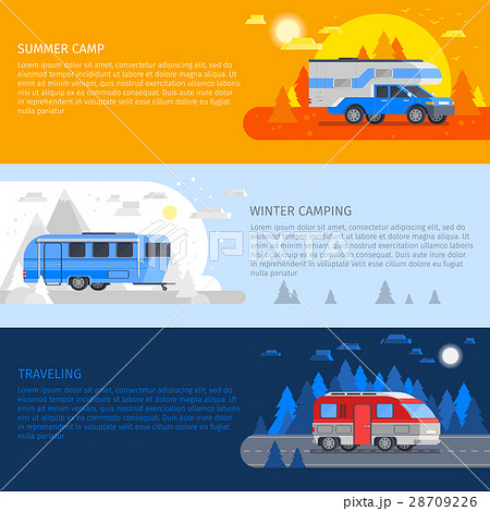 Recreational Vehicles Banner Set 28709226