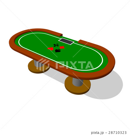 Poker table. 3d Vector colorful illustration. Poker table. 3d Vector colorful illustration. 28710323