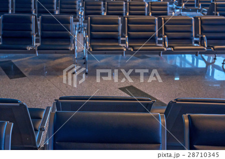 Brand new departure lounge at airport 28710345
