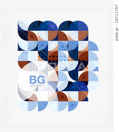 Abstract background of circle elements 28711767