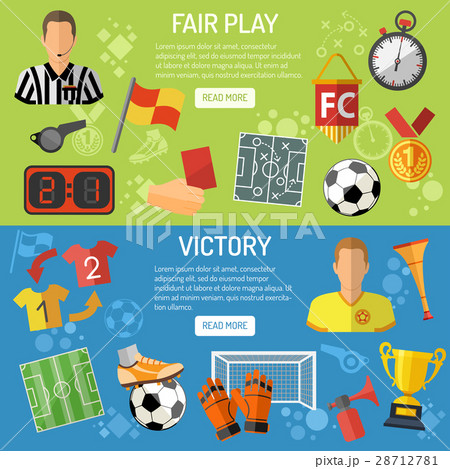 Soccer horizontal Banners Soccer horizontal Banners 28712781