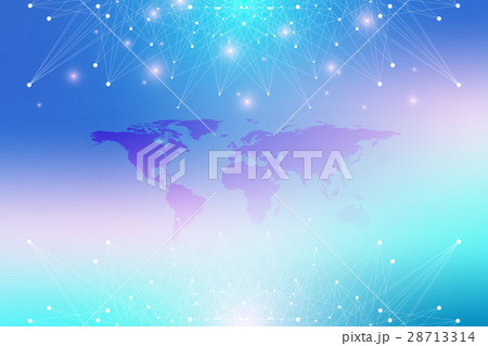 World map with global technology networking World map with global technology networking 28713314