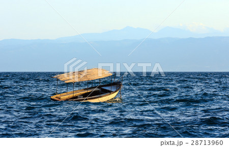 Lake Ohrid misty view. 28713960