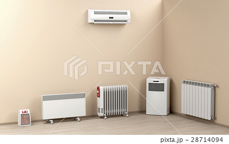 Electric heaters in the room 28714094