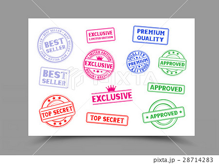 stamps on a4 paper 28714283