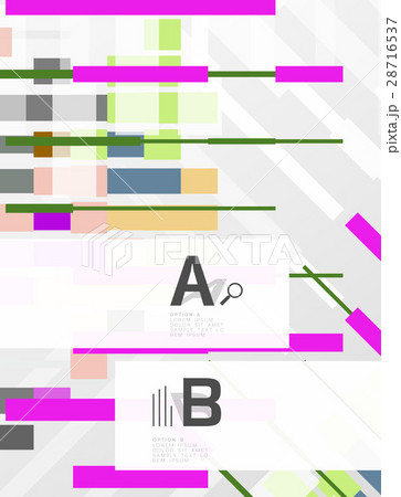 Geometrical abstract background with infographics Geometrical abstract background with infographics 28716537