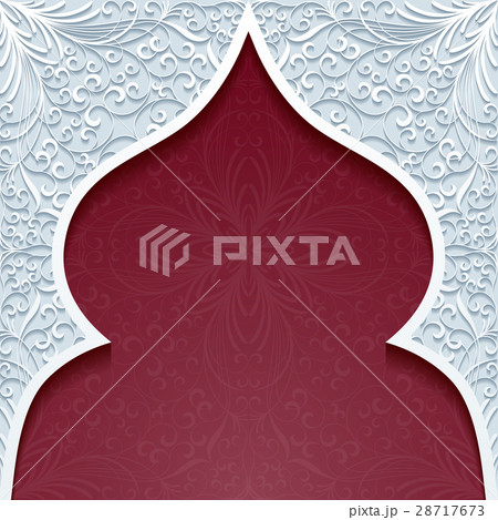 Abstract background with traditional ornament 28717673