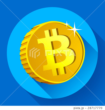 Bitcoin. Gold coin with Bitcoin symbol Bitcoin. Gold coin with Bitcoin symbol 28717770