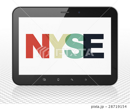 Stock market indexes concept: Tablet Pc Computer 28719154