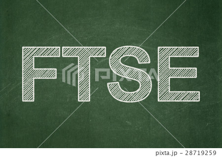 Stock market indexes concept: FTSE on chalkboard Stock market indexes concept: FTSE on chalkboard 28719259