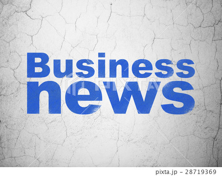 News concept: Business News on wall background 28719369
