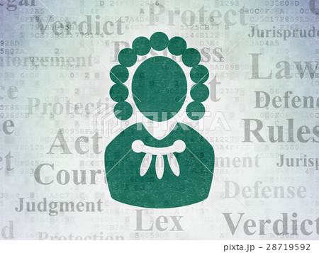 Law concept: Judge on Digital Data Paper Law concept: Judge on Digital Data Paper 28719592