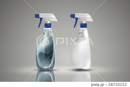 two plastic spray bottles 28720252