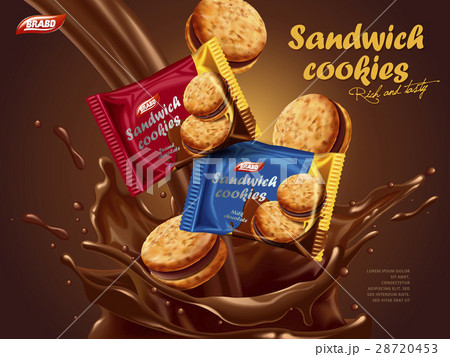 Sandwich cookies ads 28720453