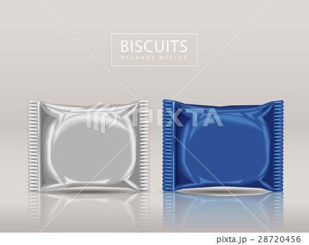 Two blank biscuits package 28720456
