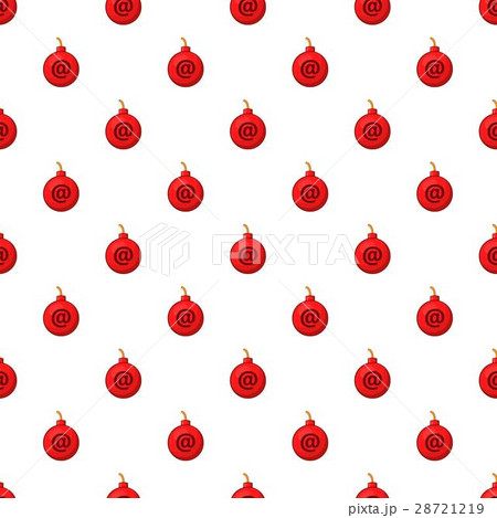 Bomb in e-mail pattern, cartoon style 28721219
