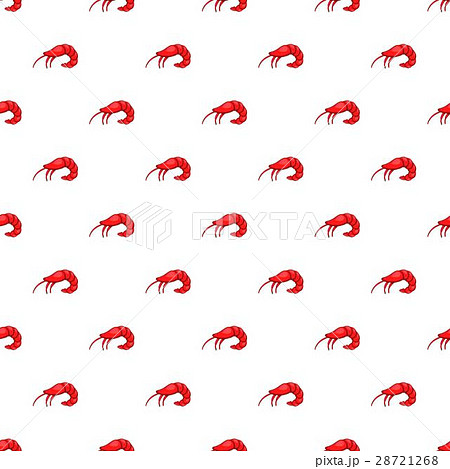 Shrimp pattern, cartoon style Shrimp pattern, cartoon style 28721268