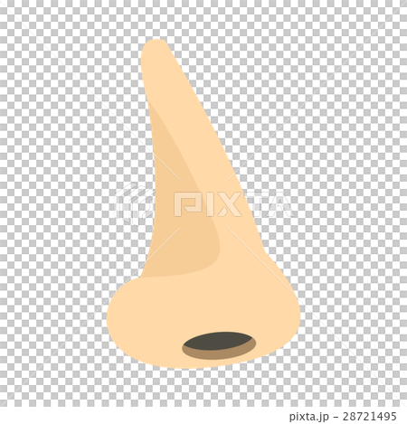 Human nose icon, flat style Human nose icon, flat style 28721495