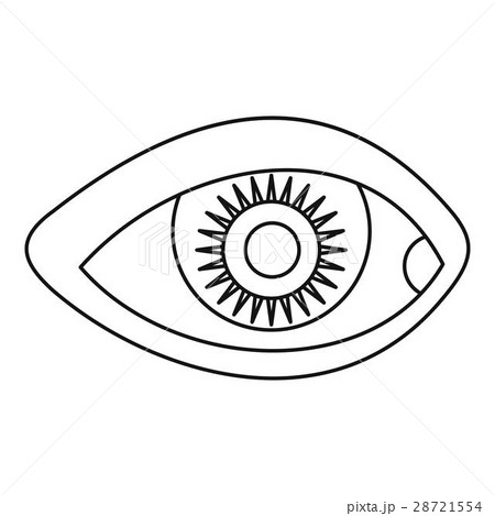 Human eye icon, simple style Human eye icon, simple style 28721554