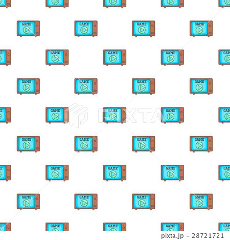 Video Player Pattern | video player on the screen of retro tv patternのイラスト素材 Video Player Pattern | video player on the screen of retro tv patternのイラスト素材