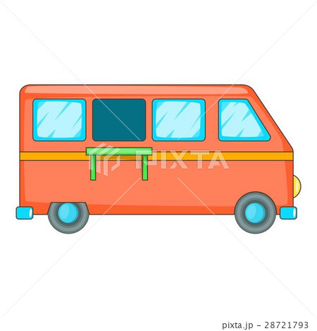 Van restaurant icon, cartoon style 28721793