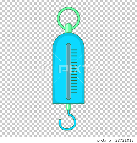Spring scale icon, cartoon style 28721813