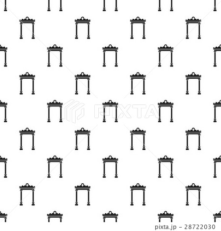 Ornamental arch pattern, simple style Ornamental arch pattern, simple style 28722030