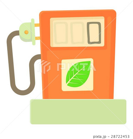 Eco gas station icon, cartoon style Eco gas station icon, cartoon style 28722453
