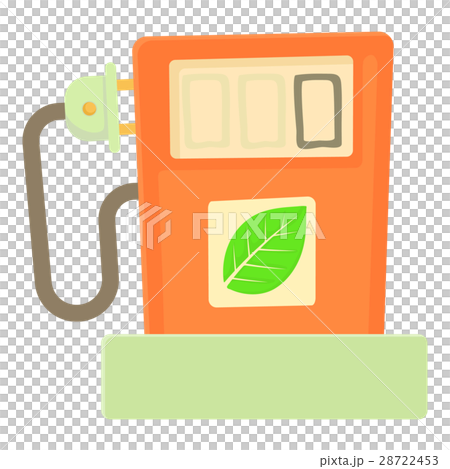 Eco gas station icon, cartoon style Eco gas station icon, cartoon style 28722453